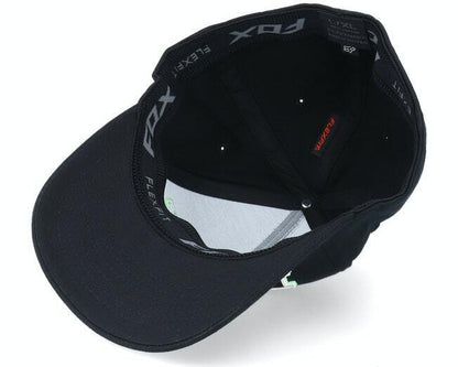 Fox Racing Ellipsid Black/Green Flexifit Baseball Cap - 24421-018