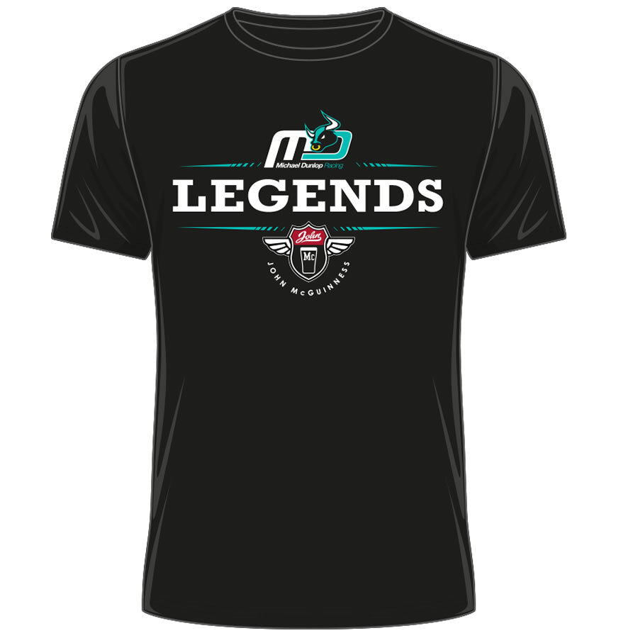 Official Michael Dunlop And John Mcguinness Legends T-Shirt - 18Ats17