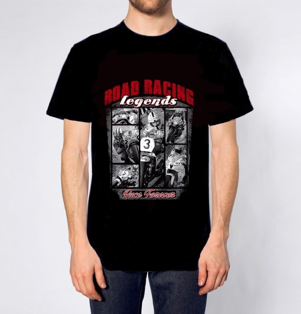 Road Racing Legends Race Forever T Shirt.