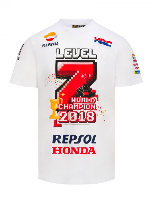 Marc Marquez 2018 MotoGP World Champion Level 7 Limited Edition T'Shirt