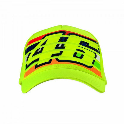 VR46 Valentino Rossi Official Stripes Fluo Cap - Vrmca 350228