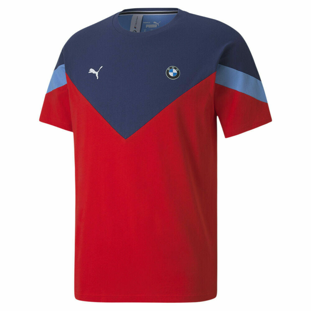BMW Msport Puma Mcs Red/Blue T Shirt - 597998 04