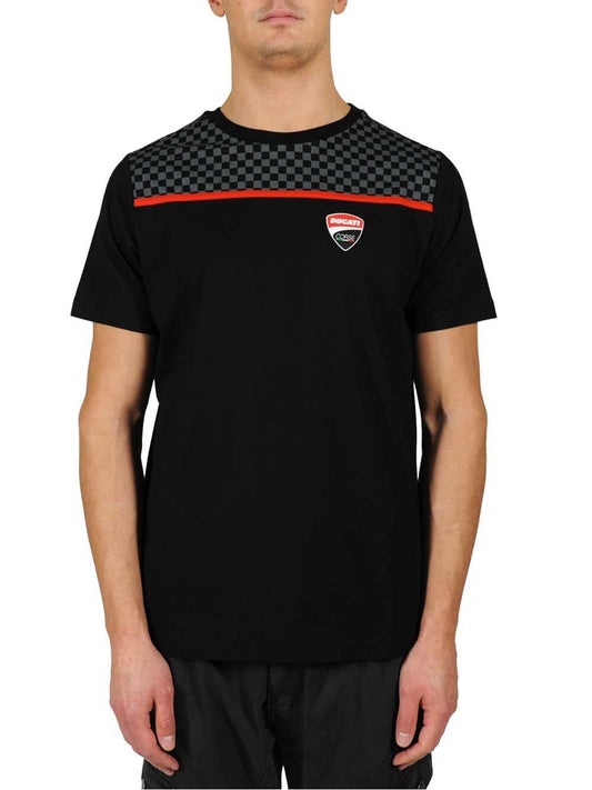 New Official Ducati Corse Black T'Shirt - 15 36003