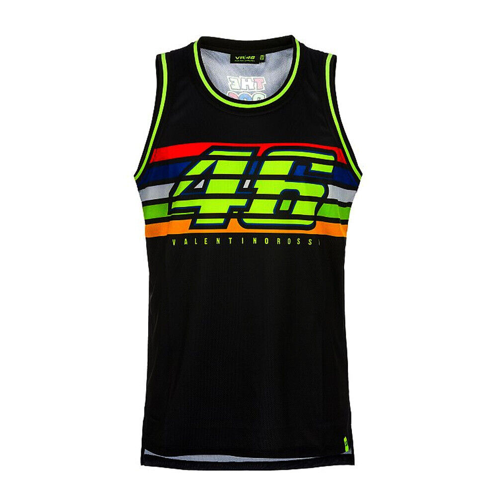 VR46 Official Valentino Rossi Stripes Unisex Vest - Vrmtt 350404