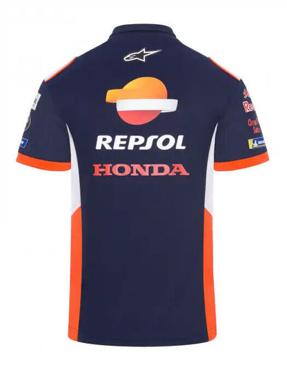 Official Repsol Honda Team Blue Polo Shirt - 19 18504