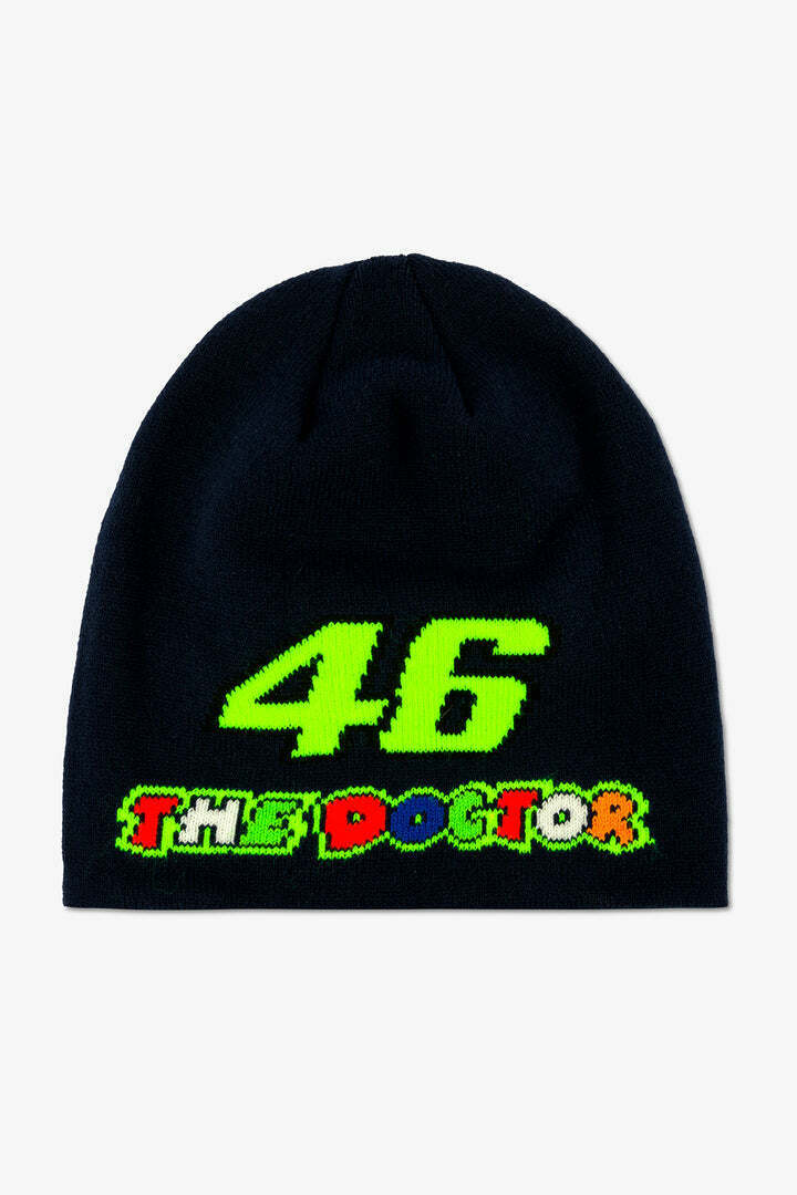 Official Valentino Rossi VR46 Kids The Doctor Blue Beanie - Vrkbe 435302