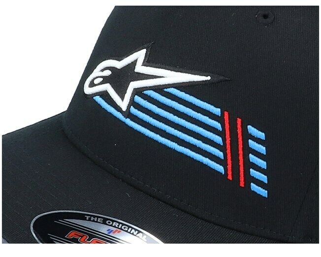 Alpinestar Overtake Race Flexifit Black Baseball Cap - 1230 81014