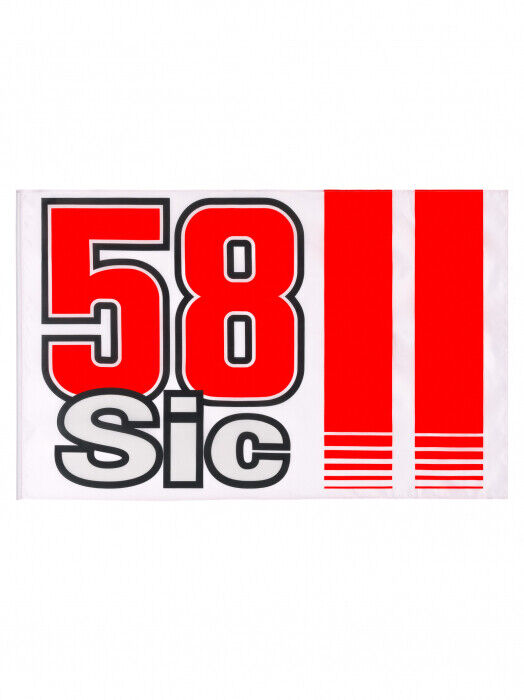 Official Marco Simoncelli Super Sic 58 Flag - 20 55002