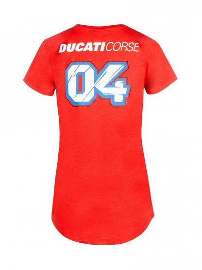 Andrea Dovizioso Woman's Ducati Dual T Shirt - 18 36020