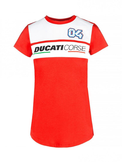 Andrea Dovizioso Woman's Ducati Dual T Shirt - 18 36020