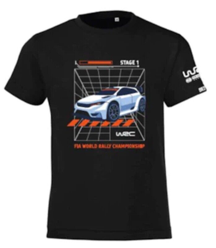 Official World Rally Championship Wrc Kid's Grid T Shirt - Wrc7002