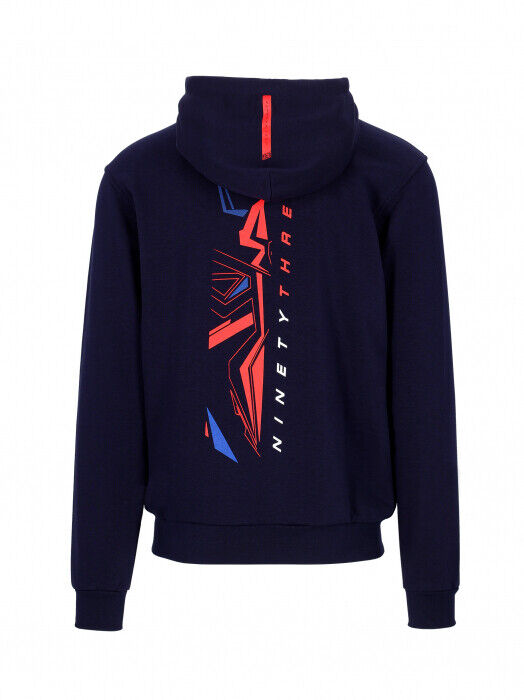 Official Marc Marquez Mm93 Blue Shaded Hoodie - 22 23003