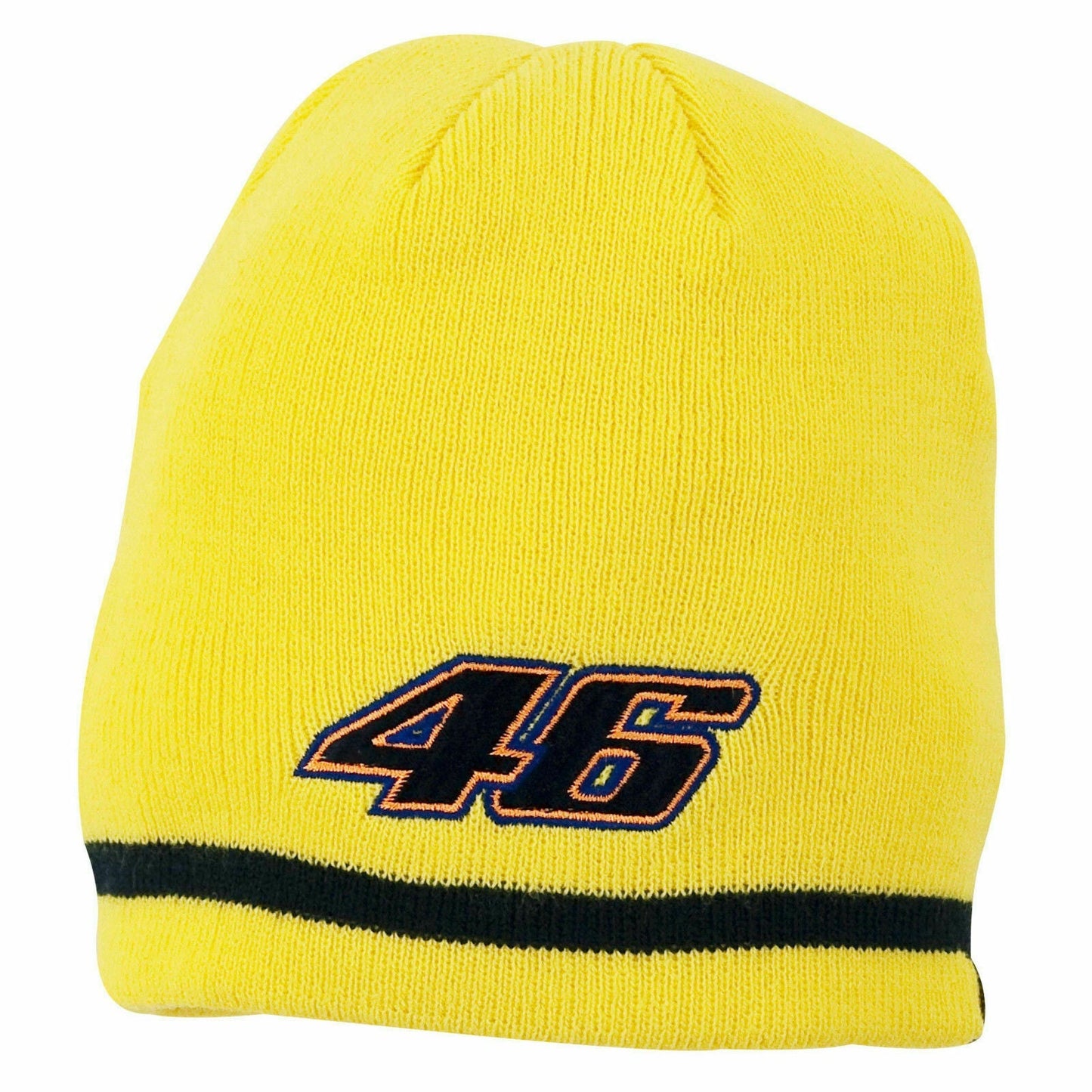 New Official Valentino Rossi VR46 Kids Yellow Beanie - Vrkbe 027 01