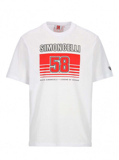 Official Marco Simoncelli Sic 58 T Shirt - 22 35004