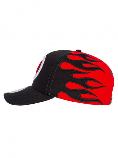 Official Jorge Lorenzo Red Flames Baseball Cap - 19 41202