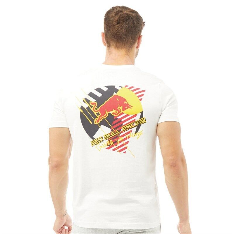 Red Bull Racing F1 Dynamic Bull White T Shirt - 596208 03