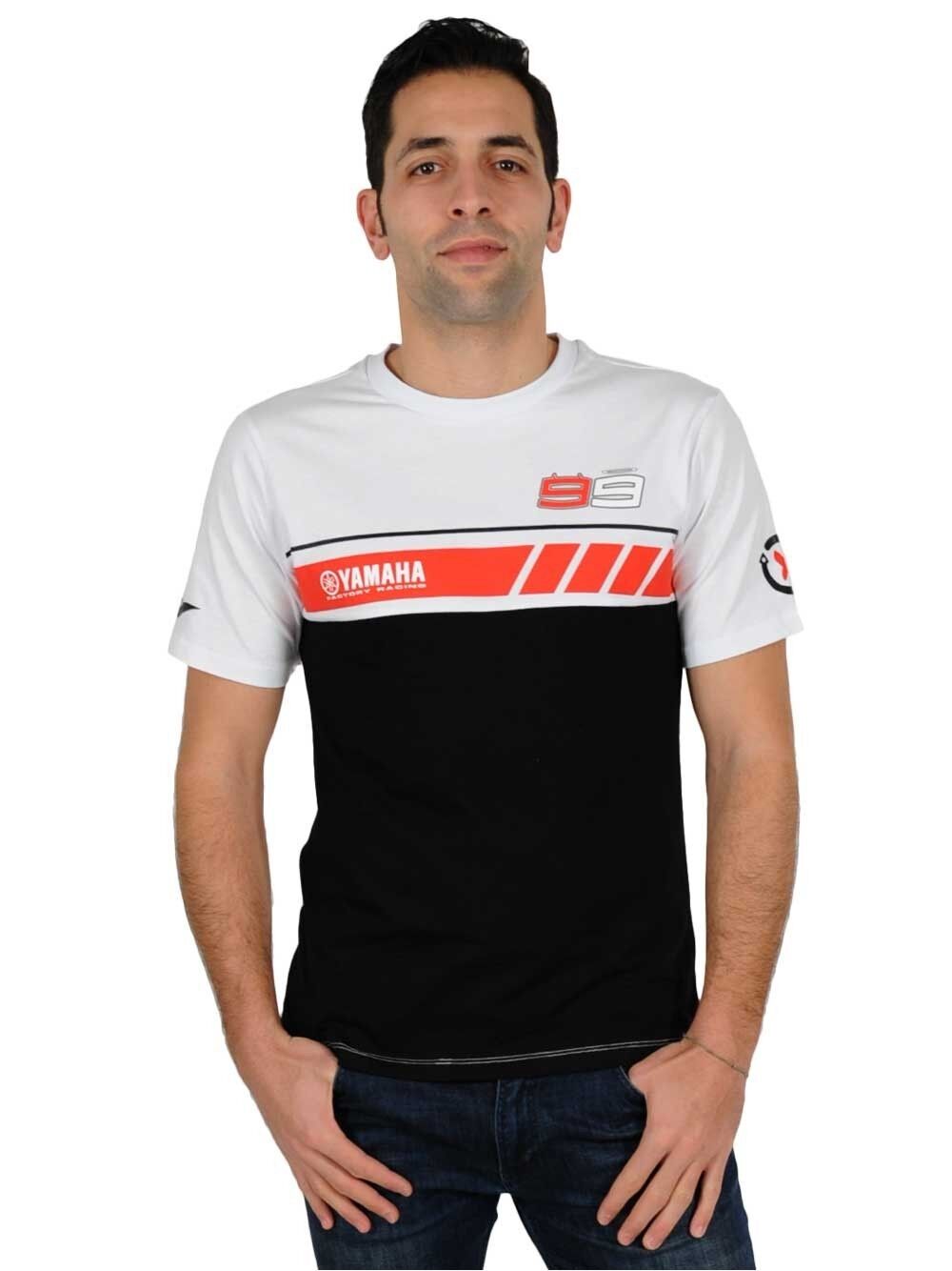 New 2016 Official Jorge Lorenzo Classic Dual Yamaha T-Shirt - 16 37002