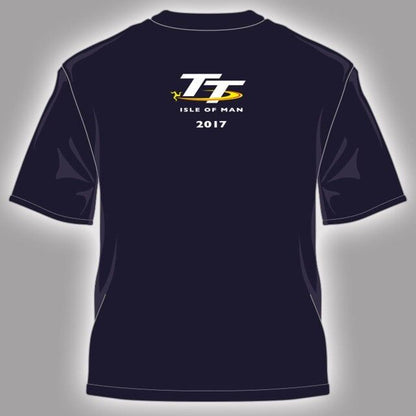 Official Isle Of Man TT Races Kid's Navy Course T'Shirt