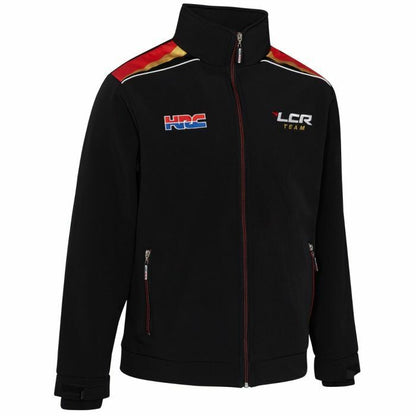 Official LCR Honda Team Black Soft-Shell Jacket -19LCRc-Ajf Black