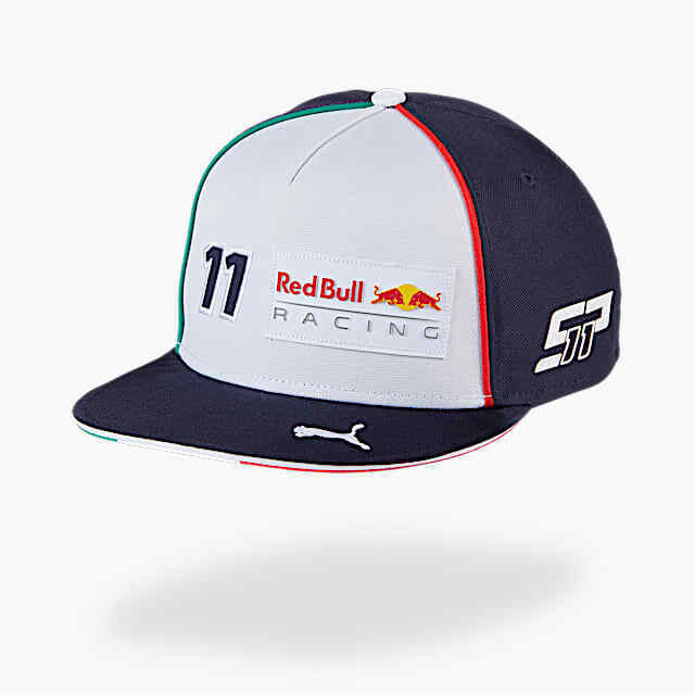 Red Bull Racing F1 Sergio Perez Special Edition Mexico Flat Peak Baseball Cap -