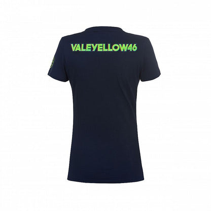 VR46 Official Valentino Rossi Navy Womans T'Shirt - Vrwts 260902