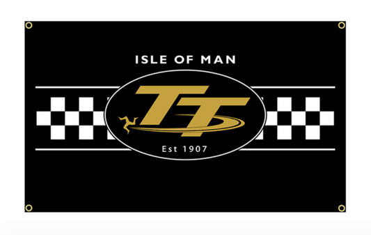 Isle Of Man Races Chequered Flag - Flag3