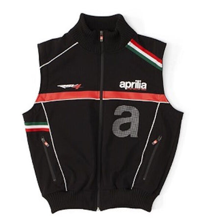 Official Aprilia Team Black Softshell Body Warmer