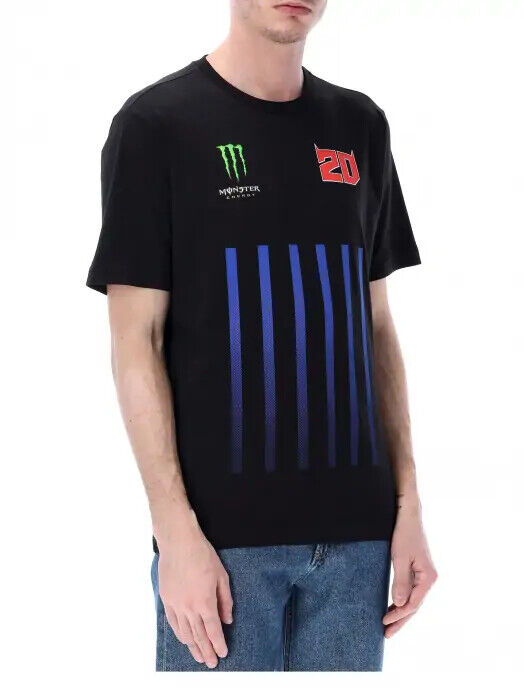 Fabio Quartararo Official Monster Energy Stripes T Shirt - 23 33701