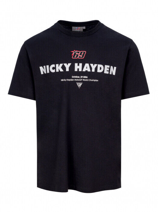 Official Nicky Hayden 69 Grey T-Shirt - 20 34005