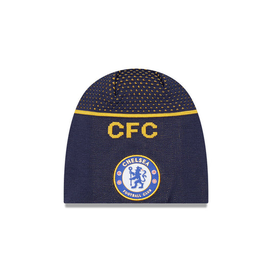 Chelsea Fc New Era Lion Crest Skull Knit Beanie Hat - 60284537