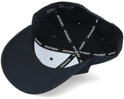 Alpinestar Ageless Popper Black Baseball Cap - 1210 81030