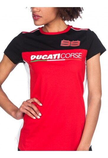 Official Jorge Lorenzo Ducati Corse Woman's T-Shirt - 17 36016