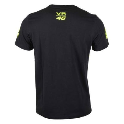 New Official Valentino Rossi VR46 Monster T-Shirt Black Stripes - Momts 115404