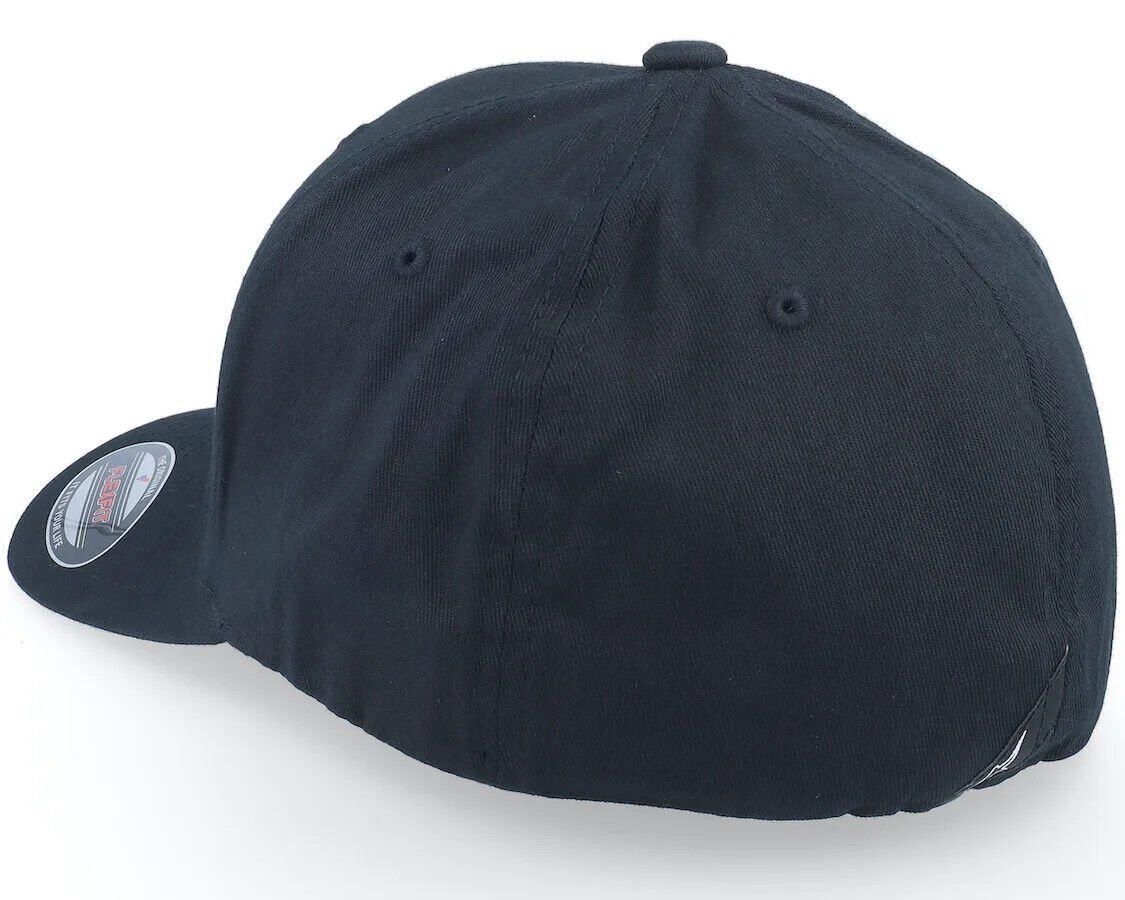 Alpinestars Linear Flexifit Black Baseball Cap - 1230-81005