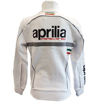 Official Aprilia Team White Kids Zip Up Fleece