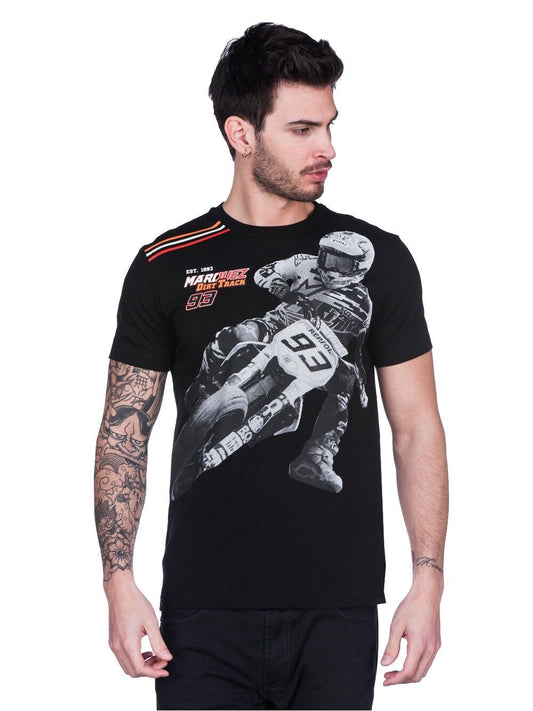 Official Marc Marquez Dirt Track Black T'shirt - 17 33008