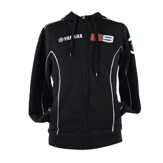 New Official Jorge Lorenzo No.99 Yamaha Black Hoodie - 14 21206