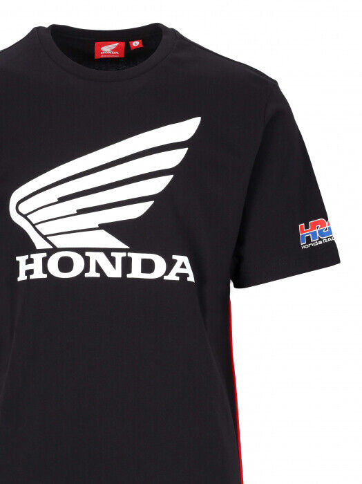 Official HRC Racing Wing Black T Shirt - 22 38002