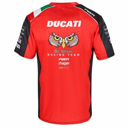 Official PBM Be Wiser Ducati Team All Over Print T Shirt . 19PBM-Aopt