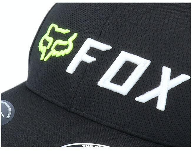 Fox Racing Apex Flexifit Black Baseball Cap - 26044-010