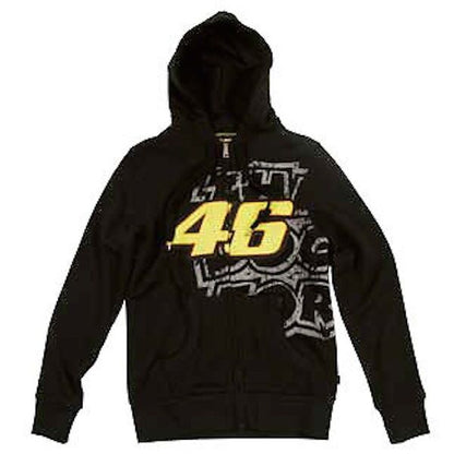 Official VR46 Womans Black Hoodie