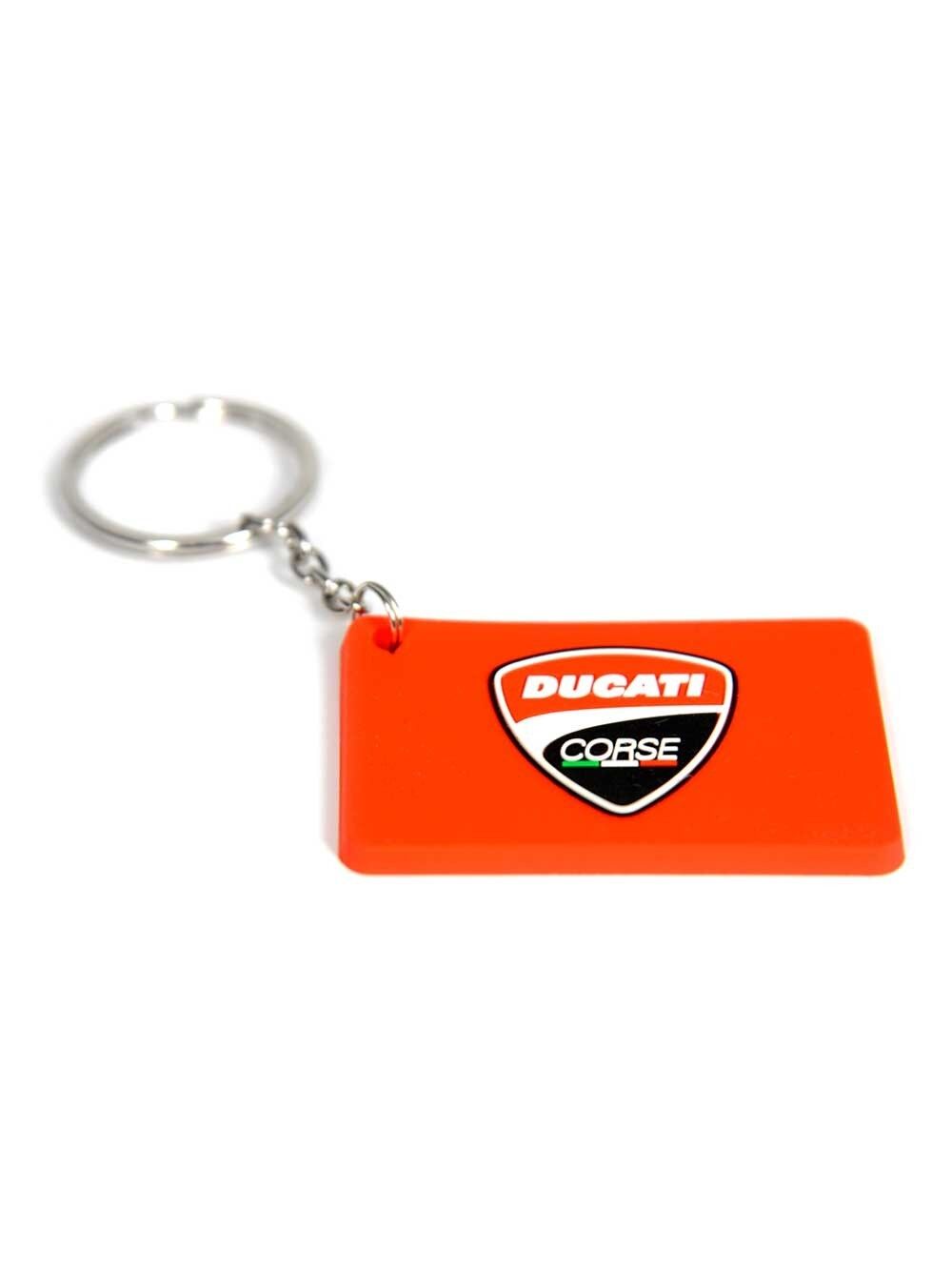 New Official Ducati Corse Keyring - 15 56002
