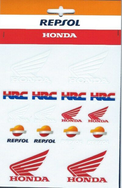Official Repsol Honda Medium Sticker Set - 19 58505