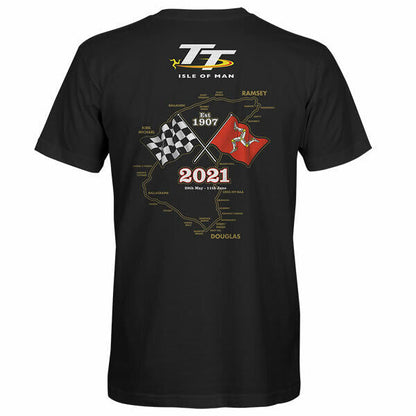 2021 Official Isle Of Man TT Races Gold Bikes T'Shirt - 21Ats1