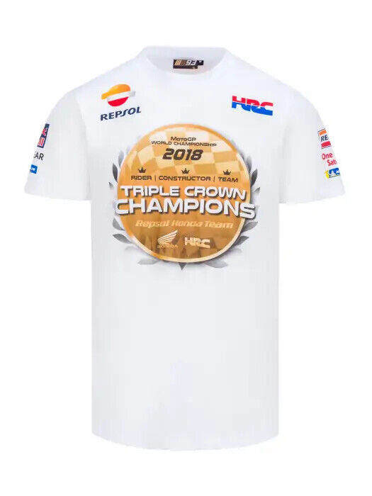 Official Honda HRC Triple Crown T Shirt - 19 33046