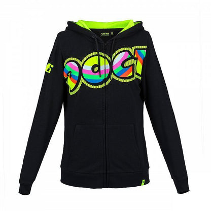VR46 Official Womans Doctor Zip Up Hoodie - Vrwfl 307504