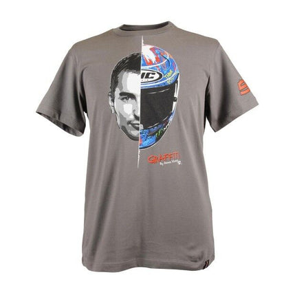 New Official Jorge Lorenzo Lorenzo Land Grey Graffiti T-Shirt