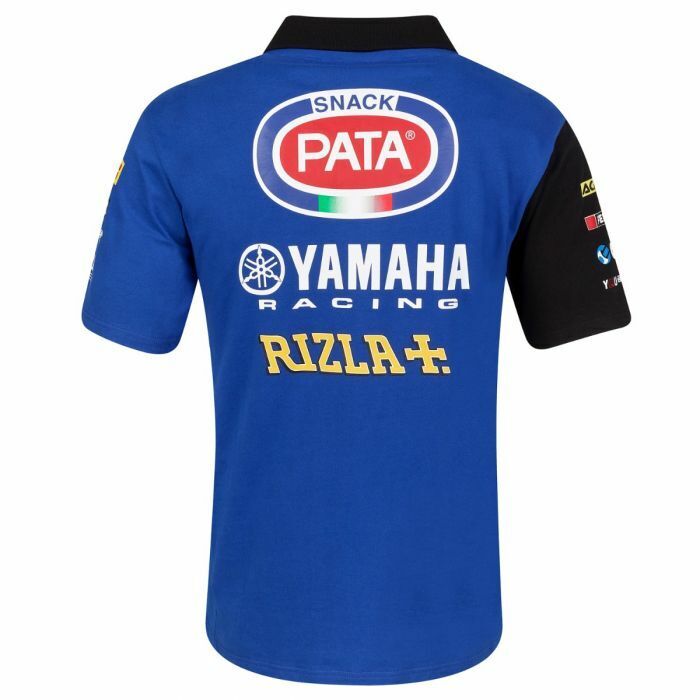 Official Pata Yamaha Racing Team Polo Shirt - 19YamWSBK-R-Ap1
