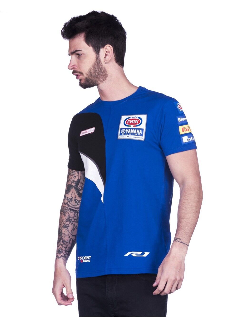 Official Cresent Pata Yamaha Racing Team T Shirt - 17 37021