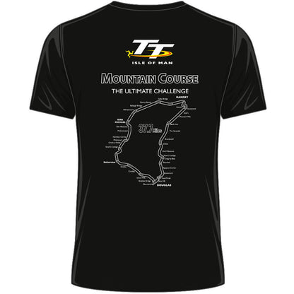 Official Isle Of Man TT Races Senior Micky D Black T'shirt - 18Ats11